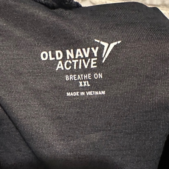 Gray Old Navy Workout Tank with Deep V back - Picture 3 of 3